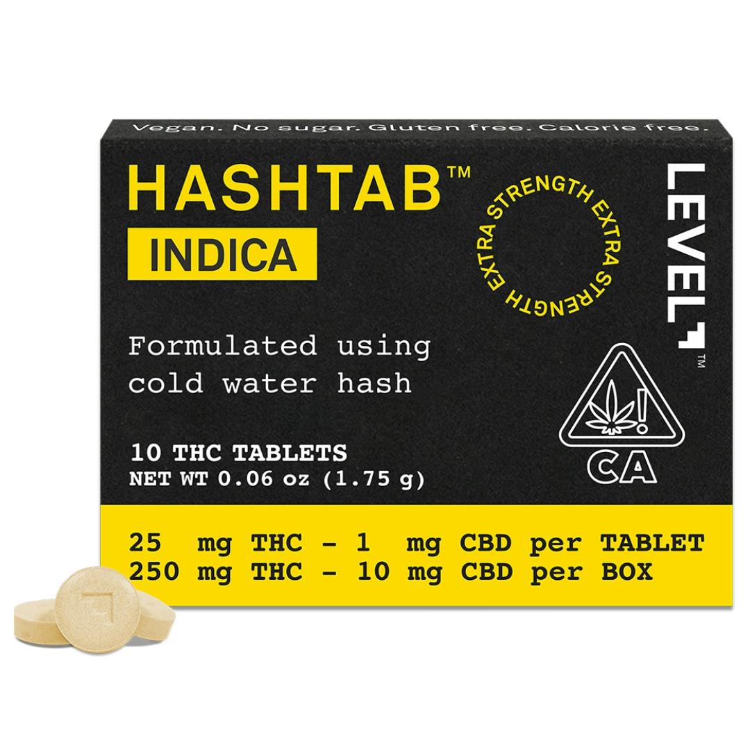 LEVEL - HASHTAB - 25MG 10PK - INDICA