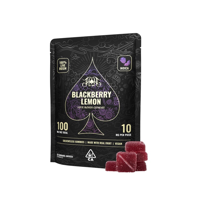 Heavy Hitters | LRO Gummy 100mg | Blackberry Lemon