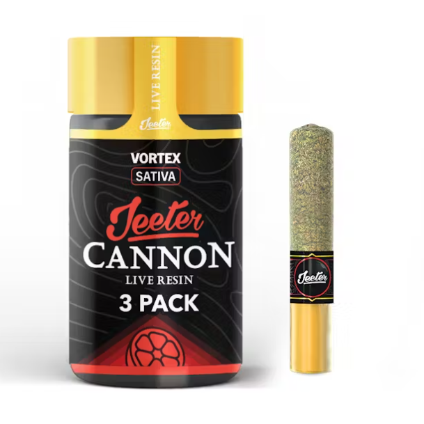 Jeeter - Vortex - 1.5G - Cannon Live Resin Pre Roll Pack