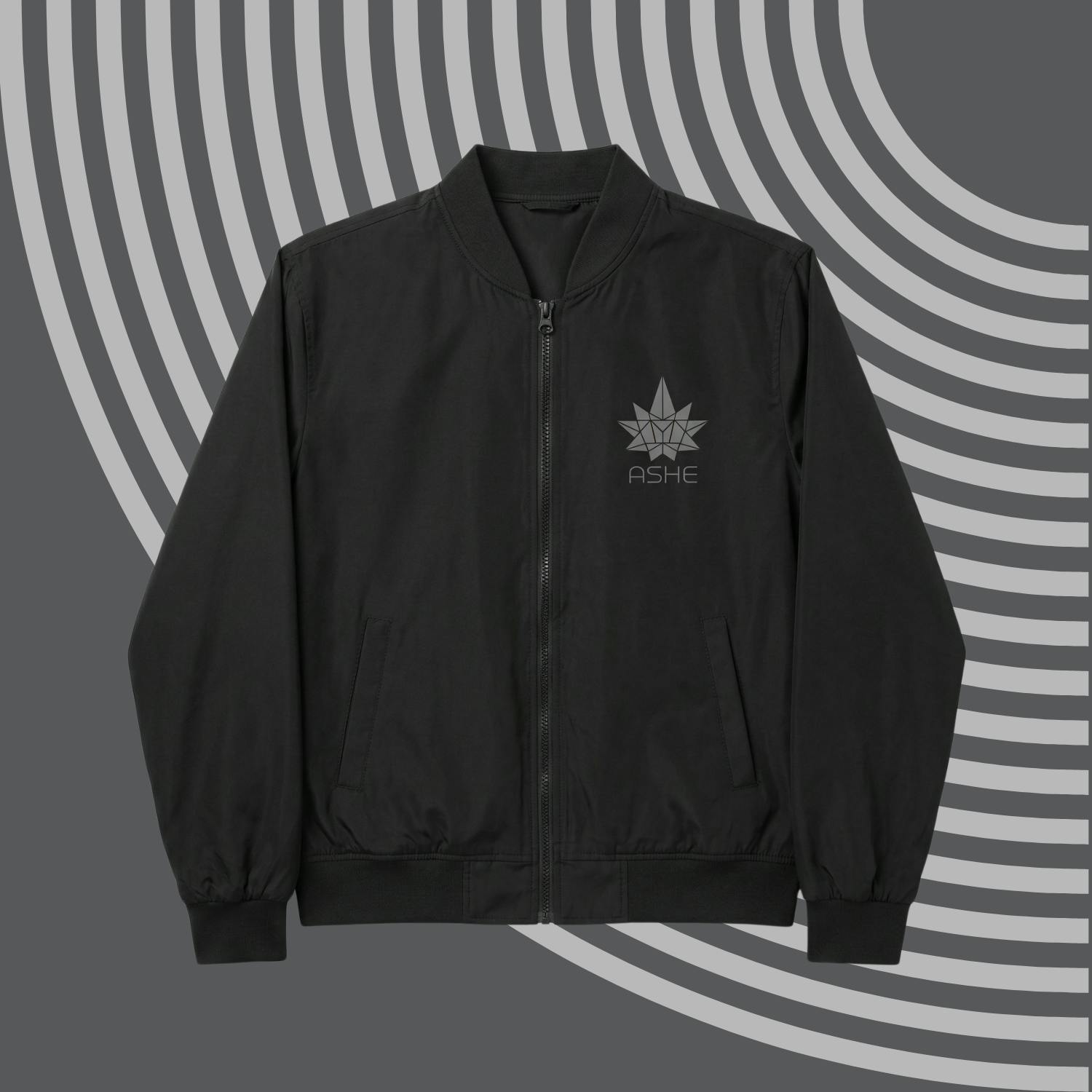 ASHE Bomber Windbreaker (Black)