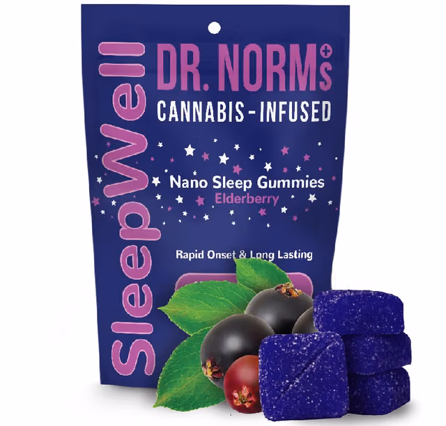 Elderberry Sleep Well Gummies w/ CBN 10pk 100mg - Gummies