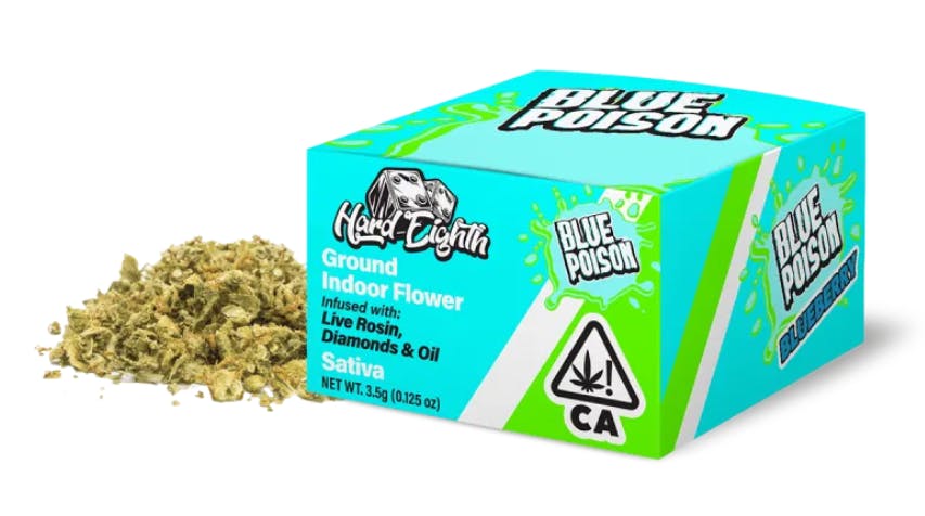 Hard Eighths Infused Shake 3.5g Blue Poison