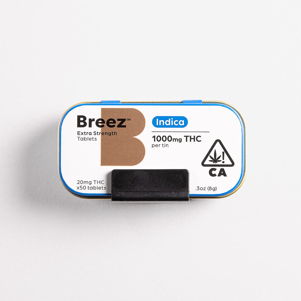 Breez - Indica Extra Strength Tablets - 50pk/1000mg