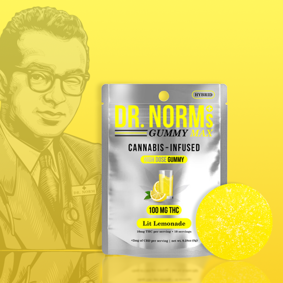 Dr Norms Lit Lemonade Gummy - 100mg