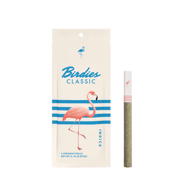 Birdies: Classic Indica Pre-Rolls (3pk) - 2.1g