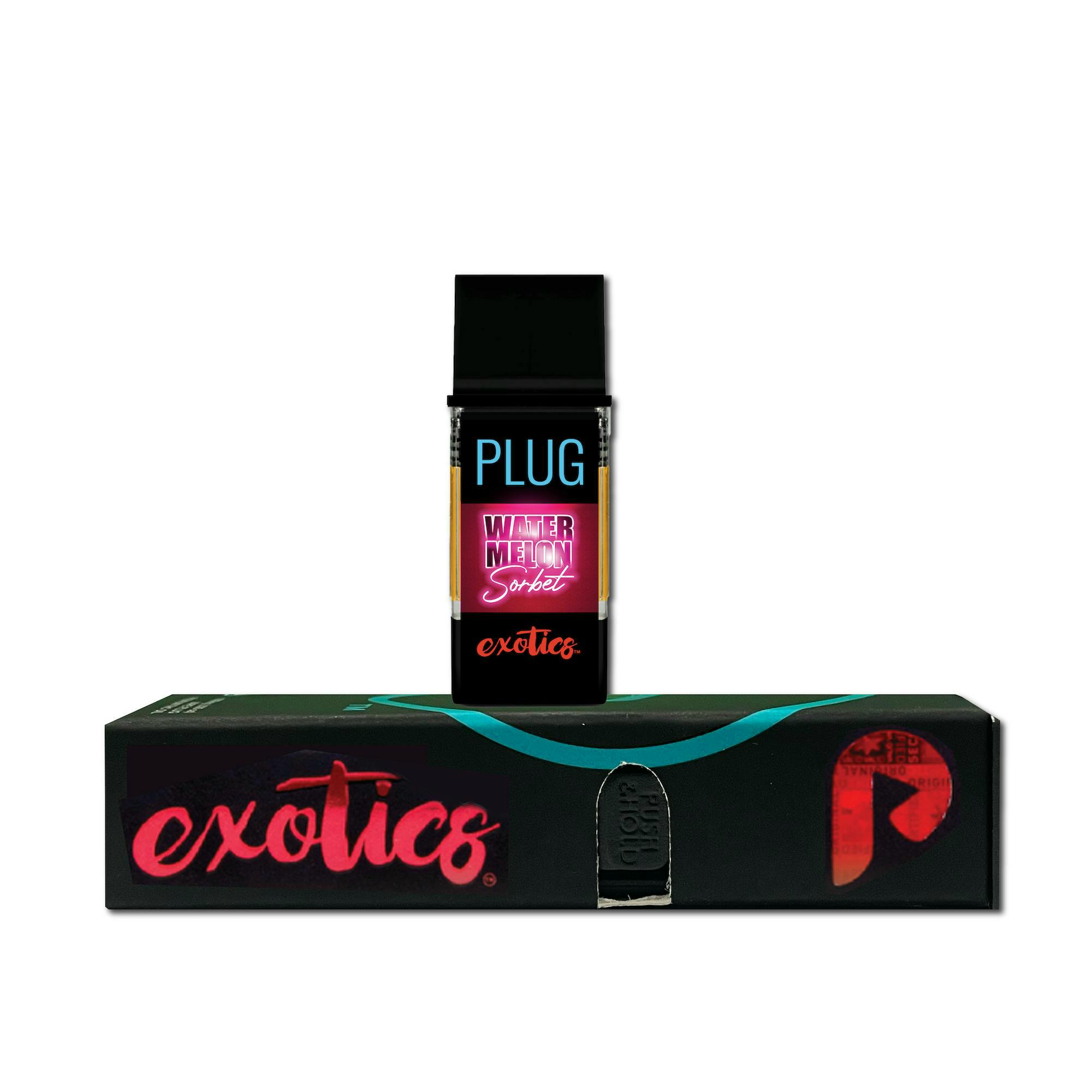 PLUG PLAY - VAPE (DISTILLATE) - 1G - HYBRID - WATERMELON SORBET