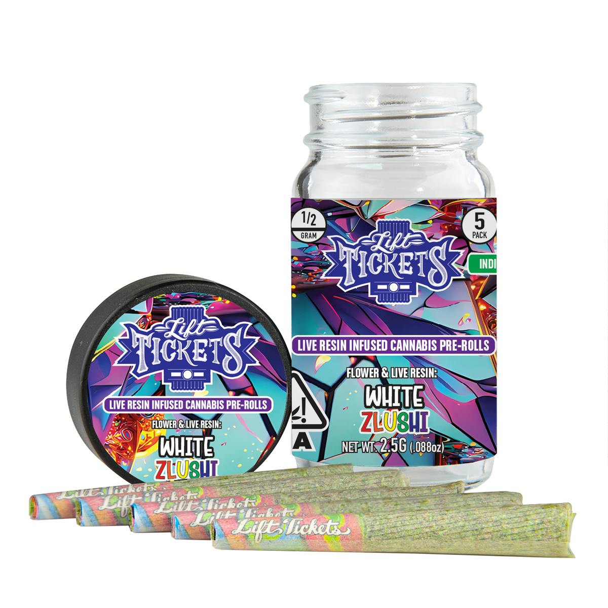 White Zlushi - 0.5g Infused Pre Roll Multipack (5)