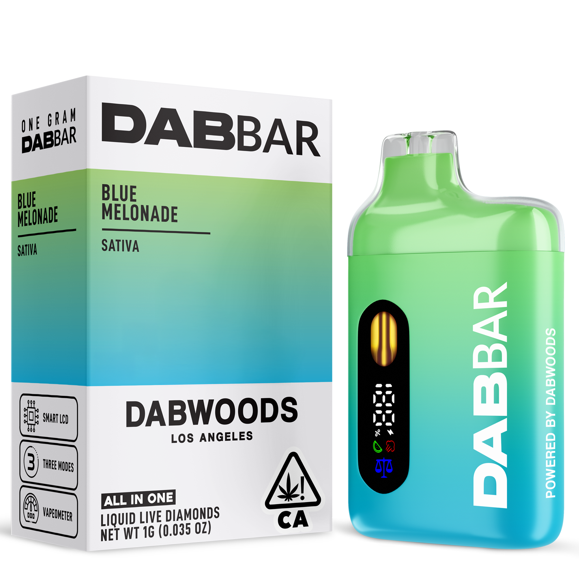 Blue Melonade | DABBAR | Liquid Diamond All-In-One | 1g
