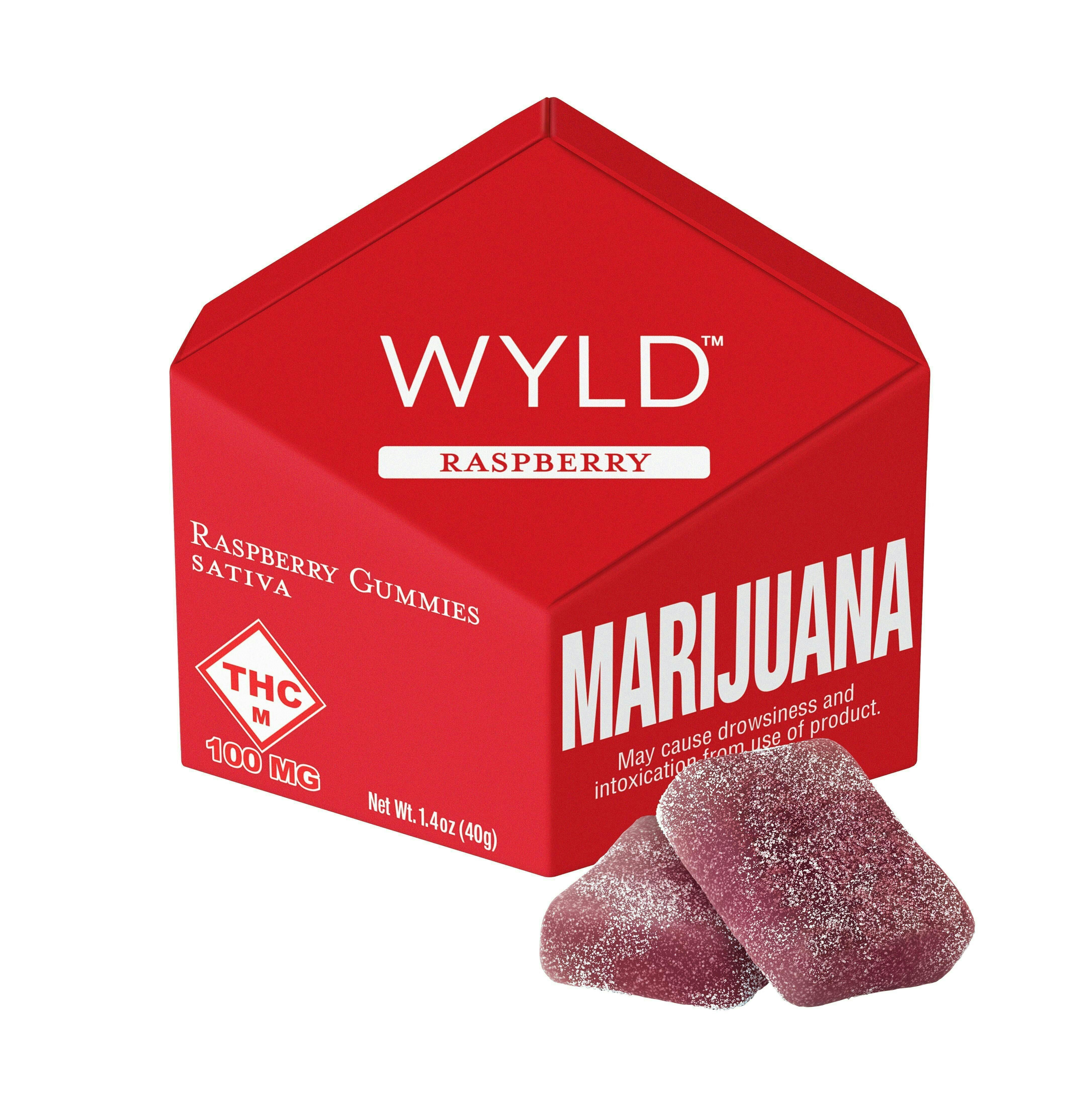 Raspberry Sativa Enhanced Gummies | 100mg | 10pk
