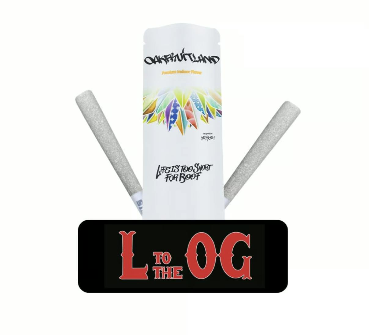 L to the OG Pre Roll 1g - Single Pack Series