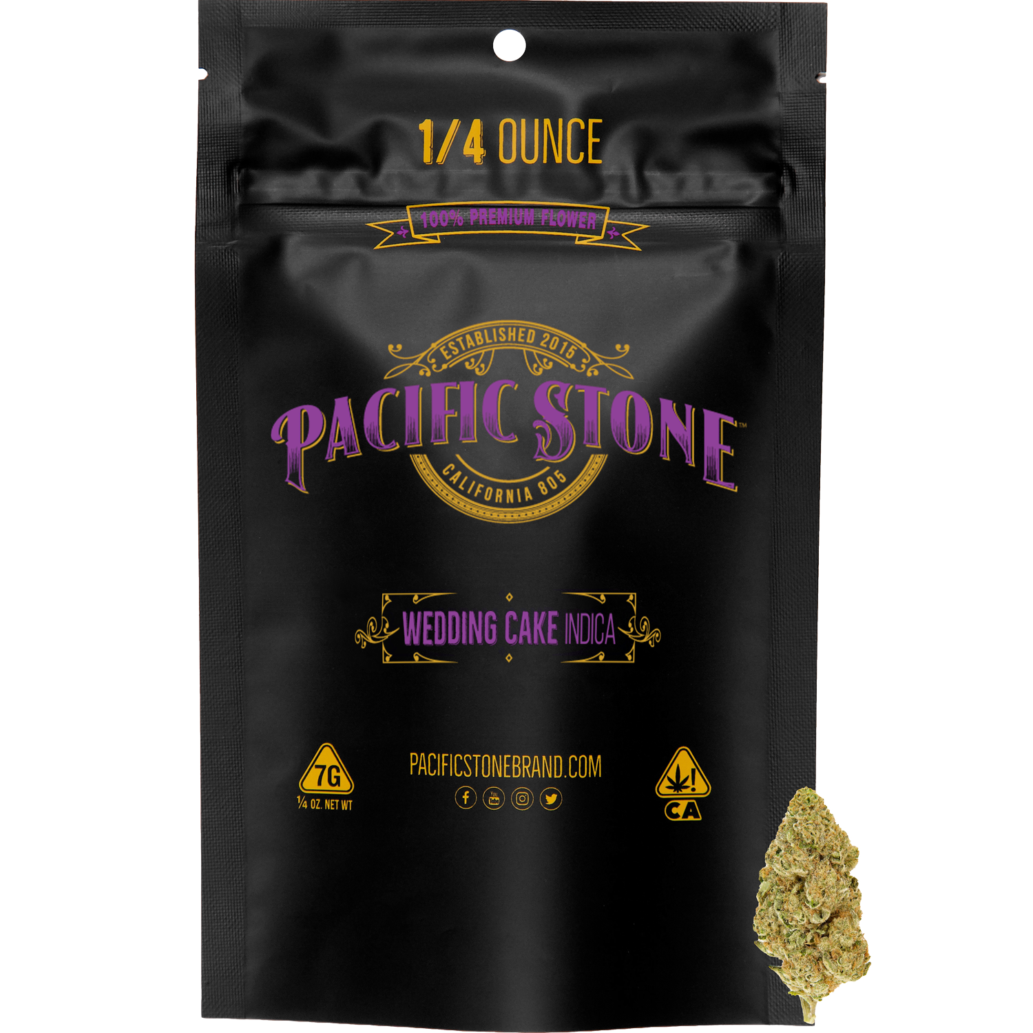 Pacific Stone - Wedding Cake (Indica) Flower 7g