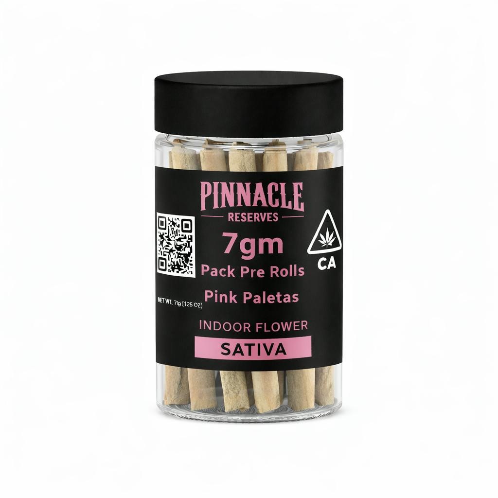 PINNACLE RESERVE Pink Paletas 7gm Pack Pre Rolls