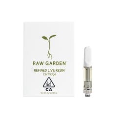 Raw Garden - Live Resin - California Kush - Vape Cart - 0.5G