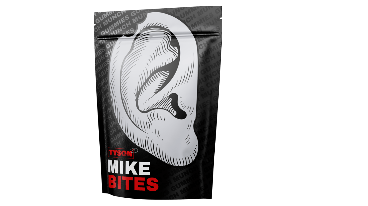 Mike Bites | Black Raspberry Rosin Gummies | 100mg | 10ct | 10mg/ea