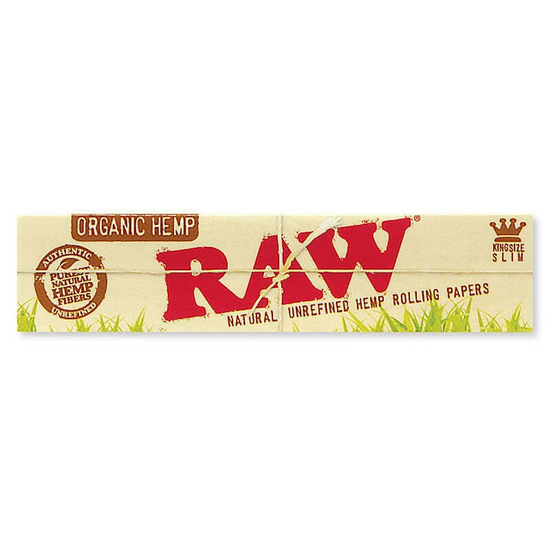 Organic Hemp King Size Slim Rolling Papers | RAW