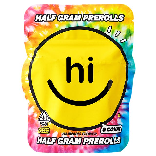 HI | INDICA | GRAPE PIE | 6PK | PRE ROLL
