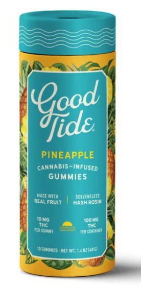 Good Tide - Pineapple Solventless Gummies (100MG)