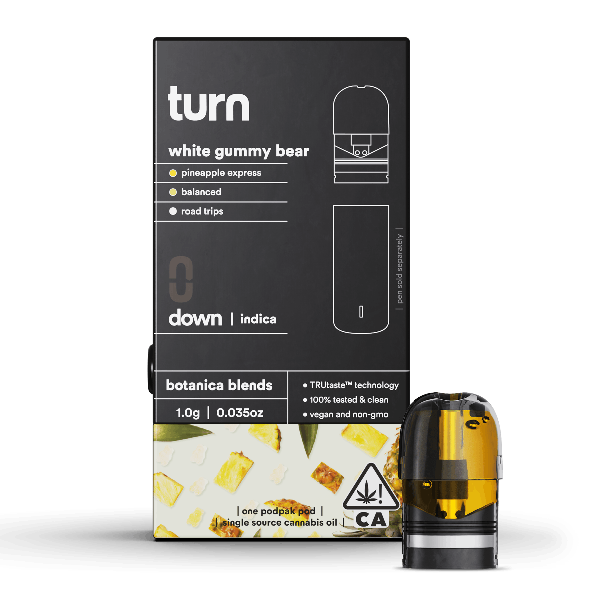 Turn - White Gummy Bear (1g)