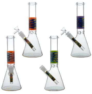 ROOTS GLASS - ACCESSORIES - 10" WIG WAG BEAKER