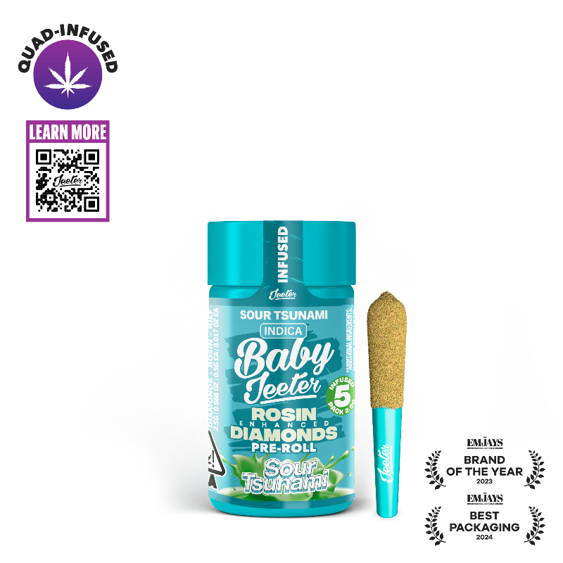 Jeeter - Sour Tsunami Infused Preroll 5pk 2.5g