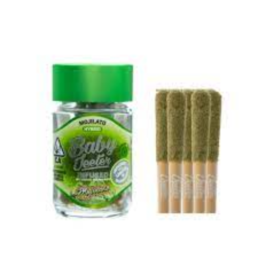 Jeeter | Mojilato (H) | .5g x 5 Rosin Enhanced Diamond Infused Preroll Joints