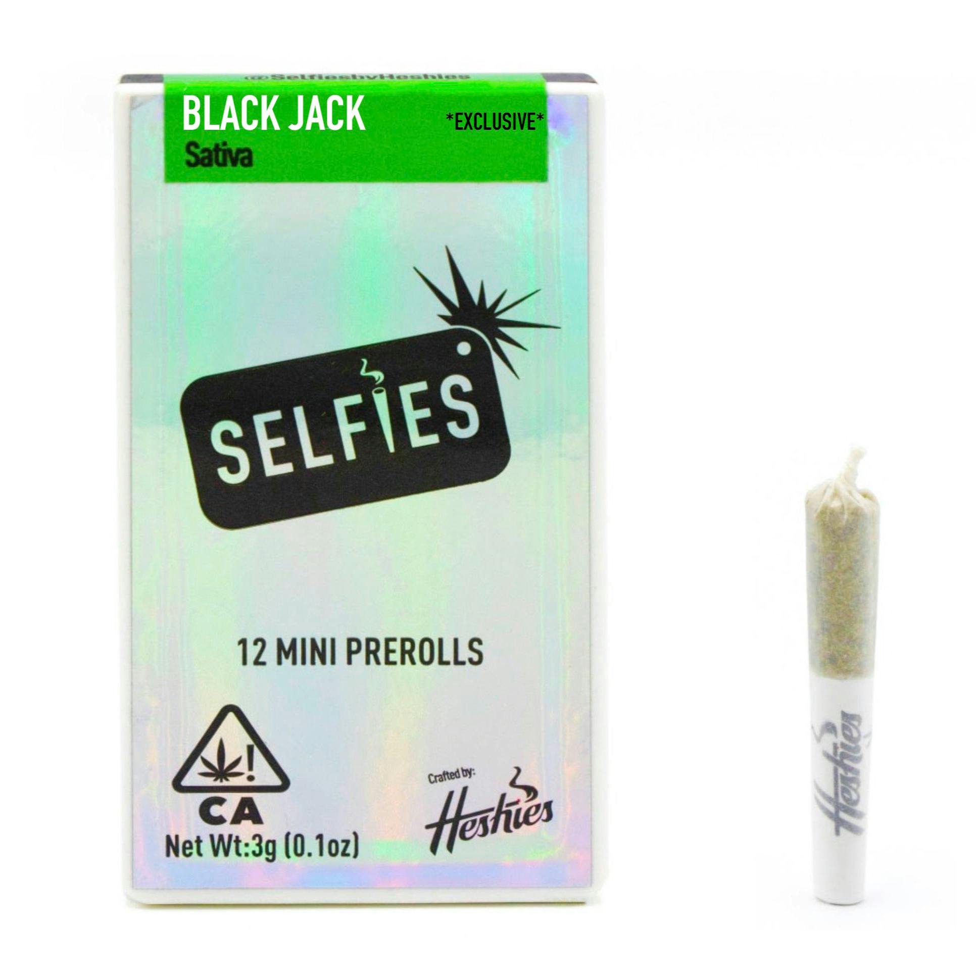 Preroll 12 Pack (3g) - Black Jack