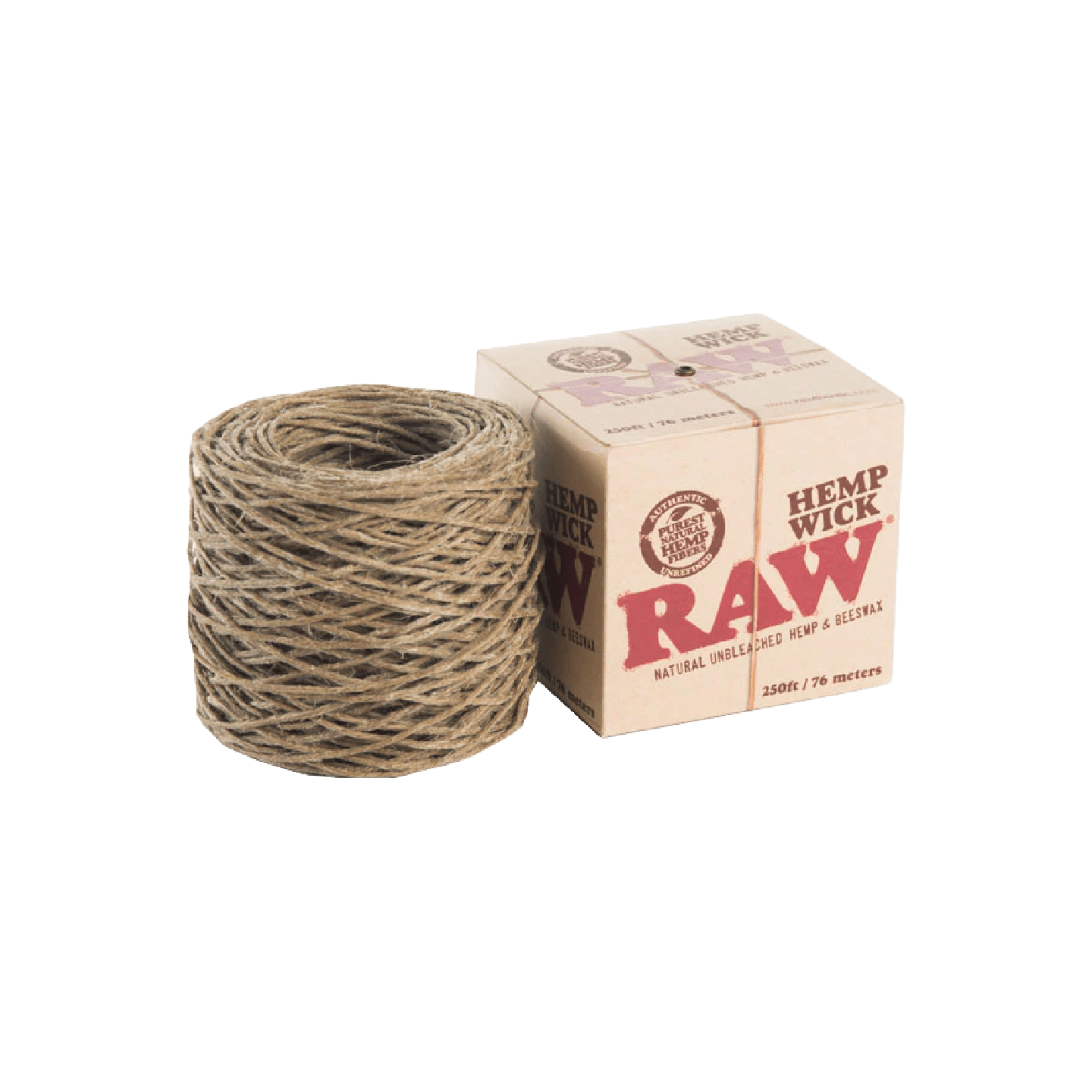 Z WAVE- RAW EUROPEAN HEMP WICK BALL