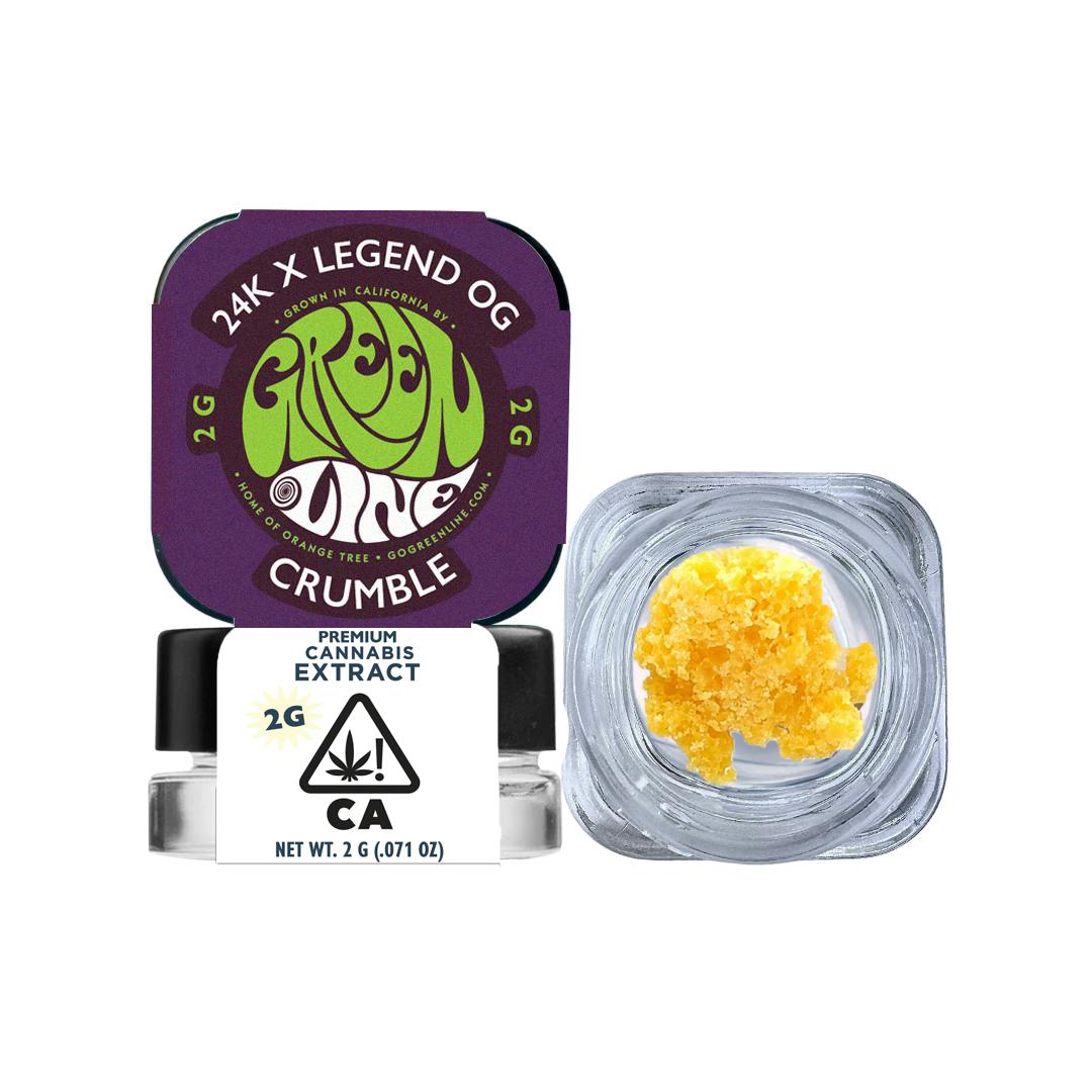24K X Legend OG - Crumble - Extract - Indica - 2g