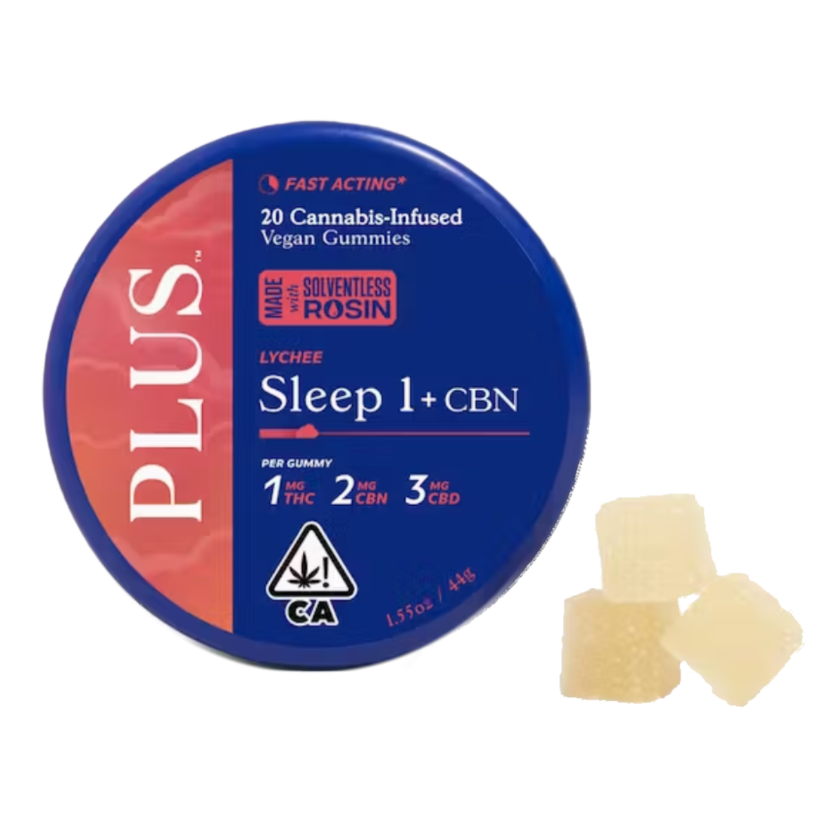 LYCHEE SLEEP 1 CBN ROSIN GUMMIES