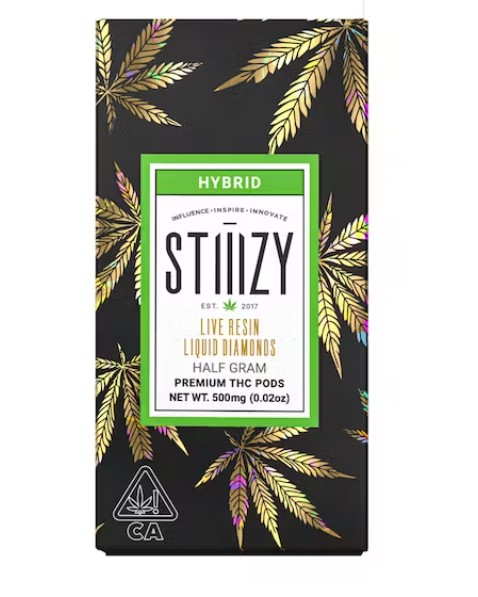 Stiiizy .5g Pink Runtz Live Resin Pod PD