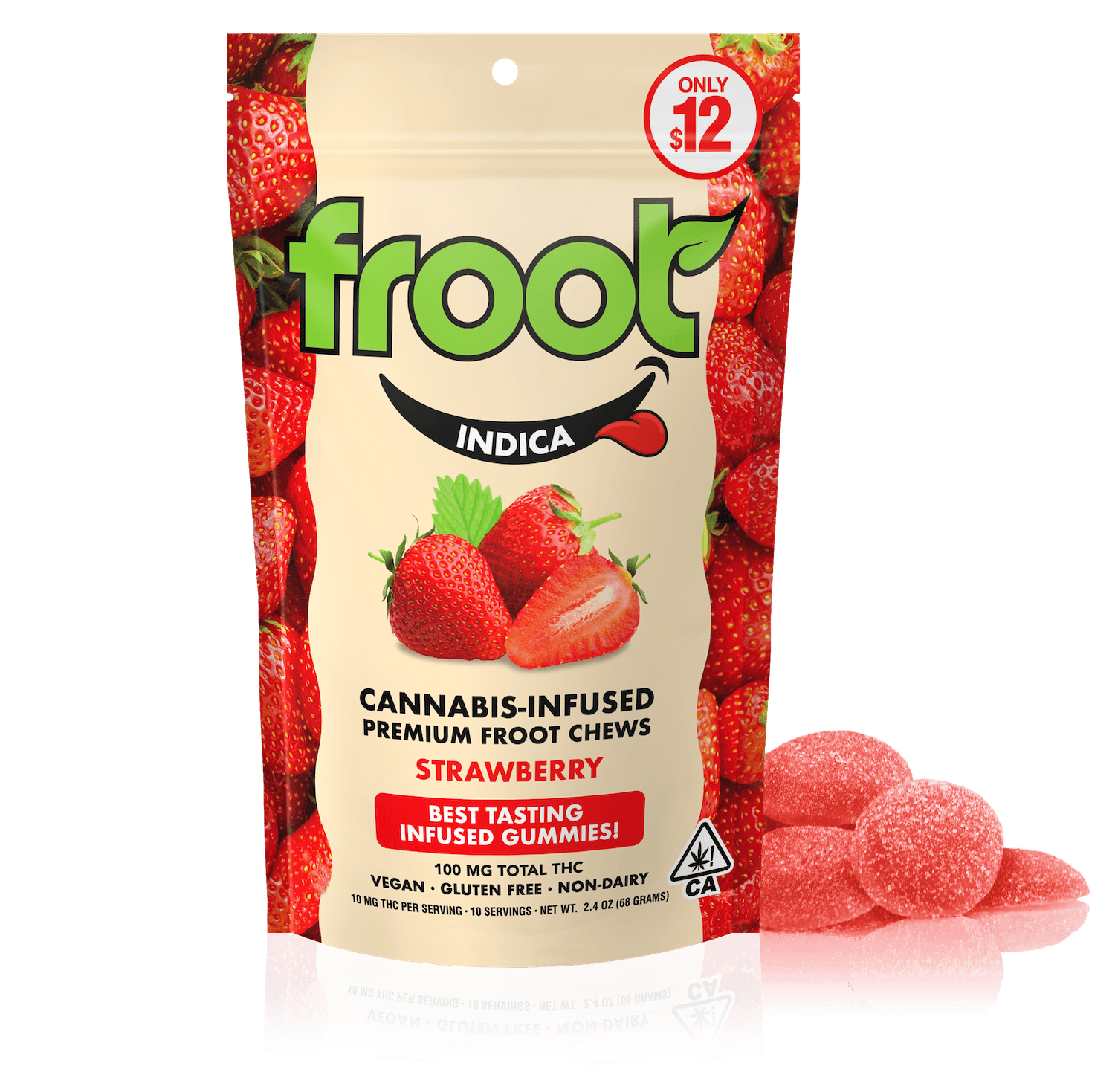 STRAWBERRY GUMMIES 100MG