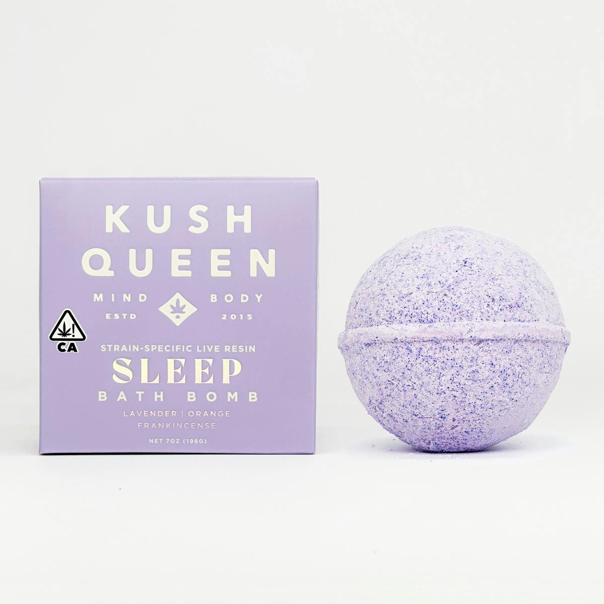 Kush Queen - Bath Bomb - Sleep 2:1 THC:CBD 75mg