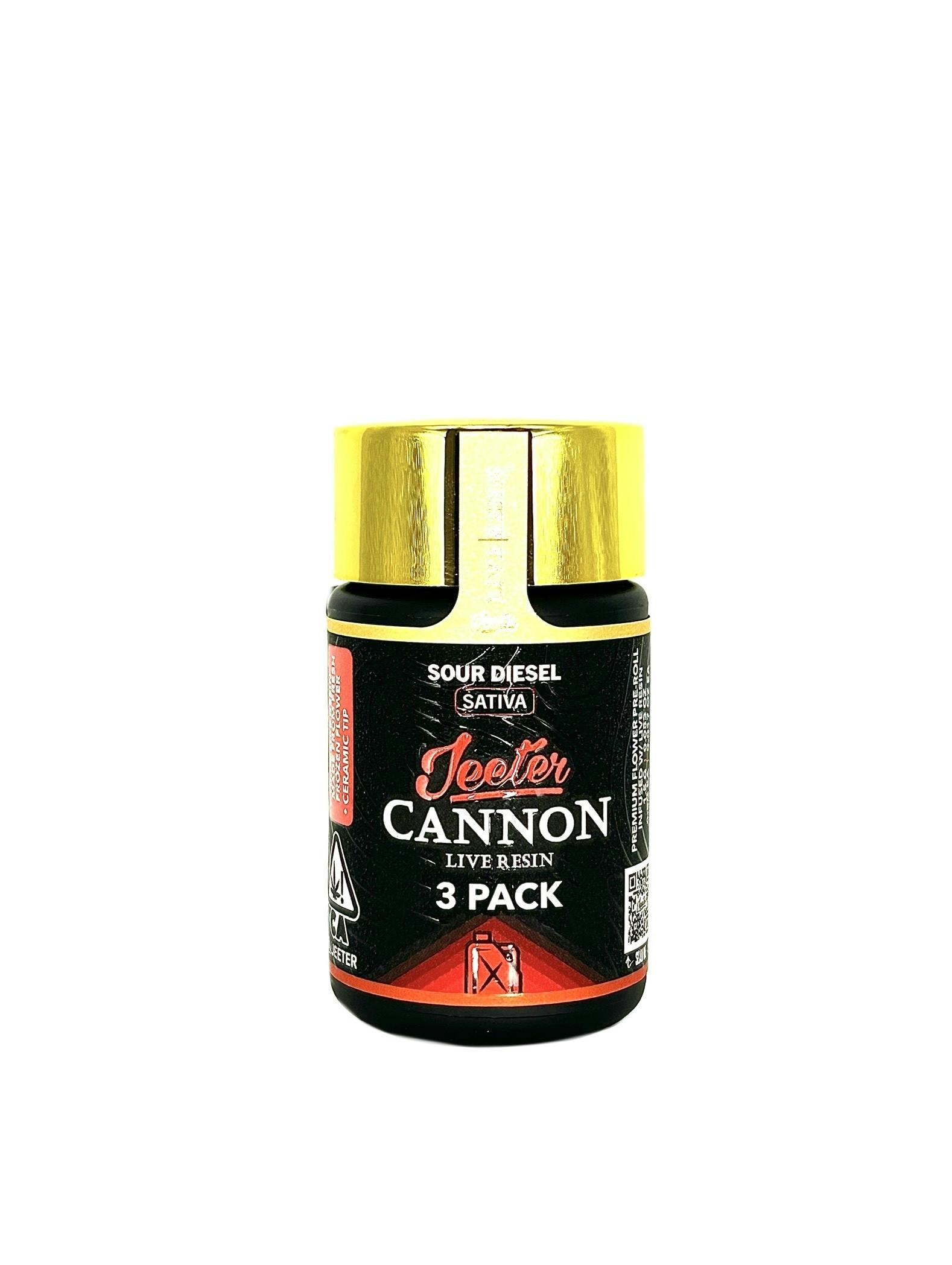 Jeeter Cannons - Time Wreck - 0.5g x 3 = 1.5g, LIVE RESIN INFUSED!