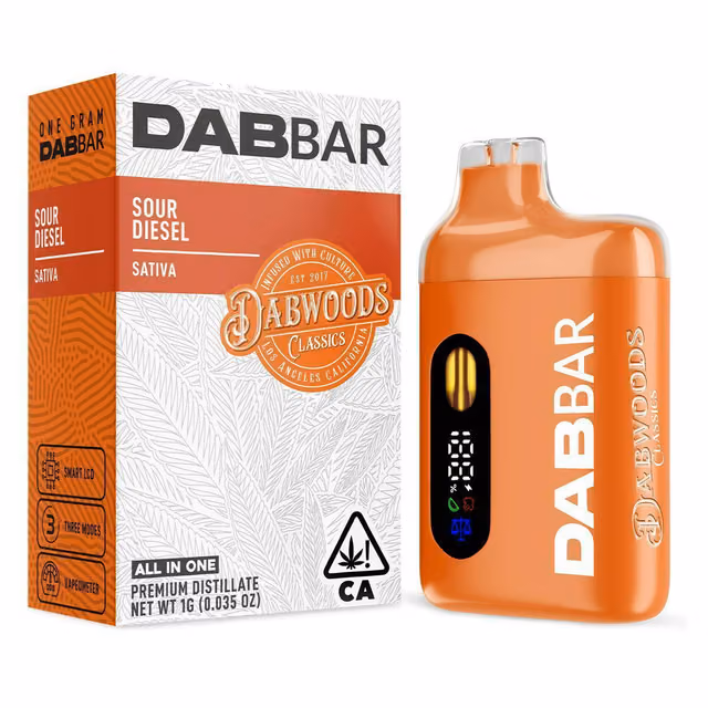 1g All-In-One Premium Distilate Dab Bar | S | Sour Diesel