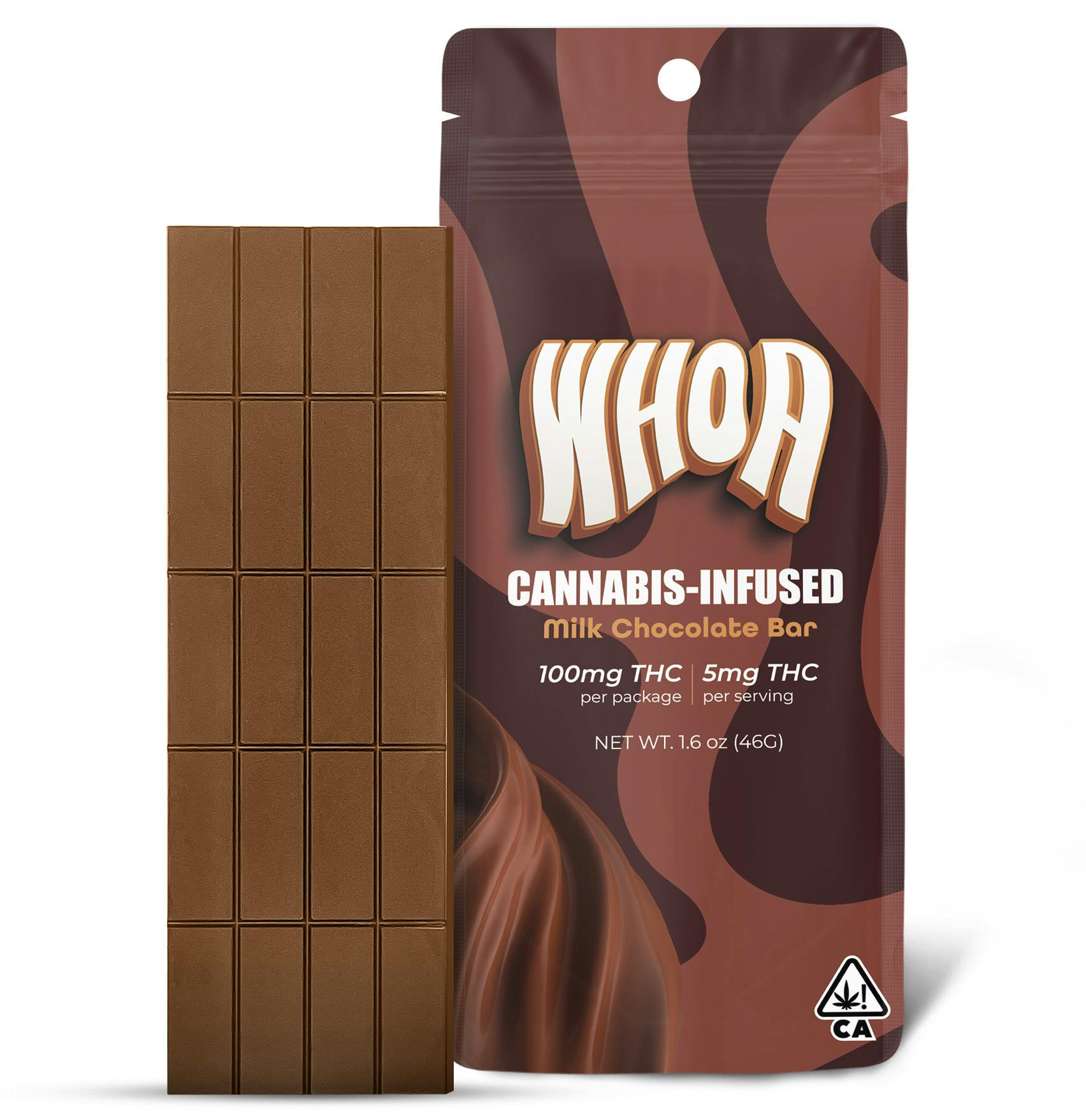WHOA Milk Chocolate - Bar (100mg)