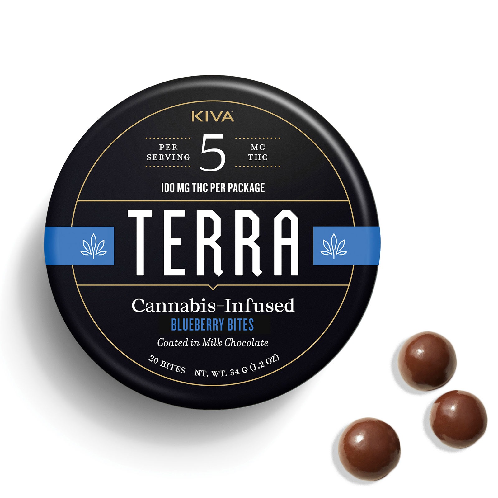 Milk Chocolate Blueberry Bites | 100mg