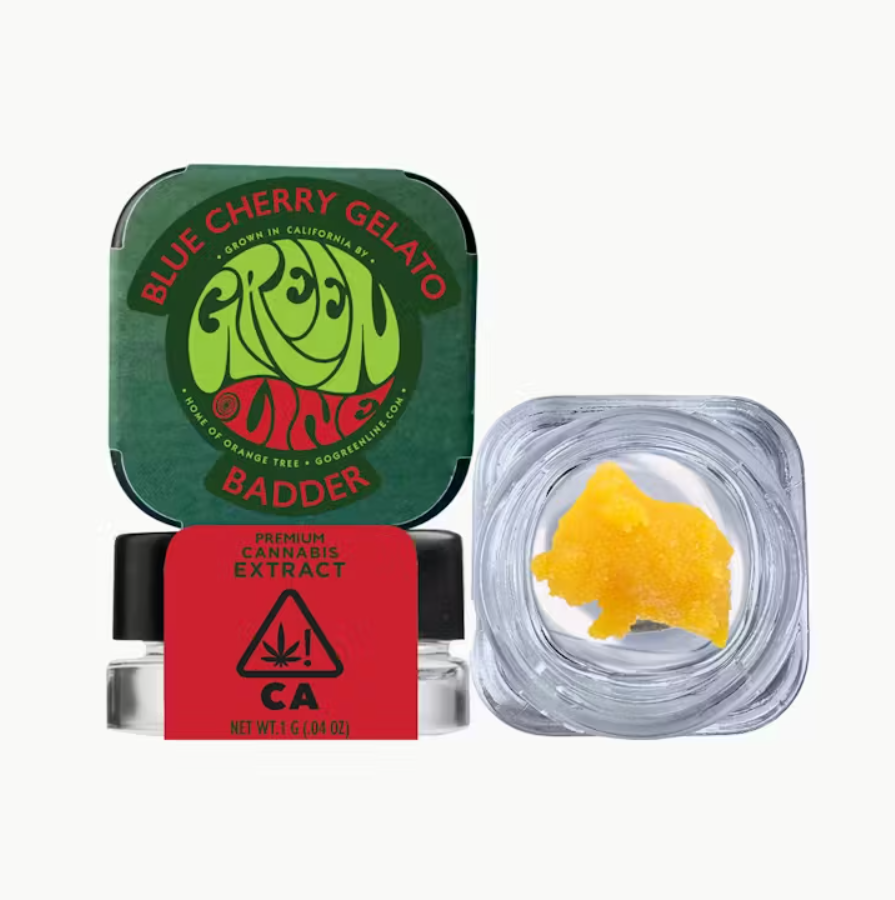 Greenline - Blue Cherry Gelato Badder 1g *ALL PRICES INCLUDE TAX*