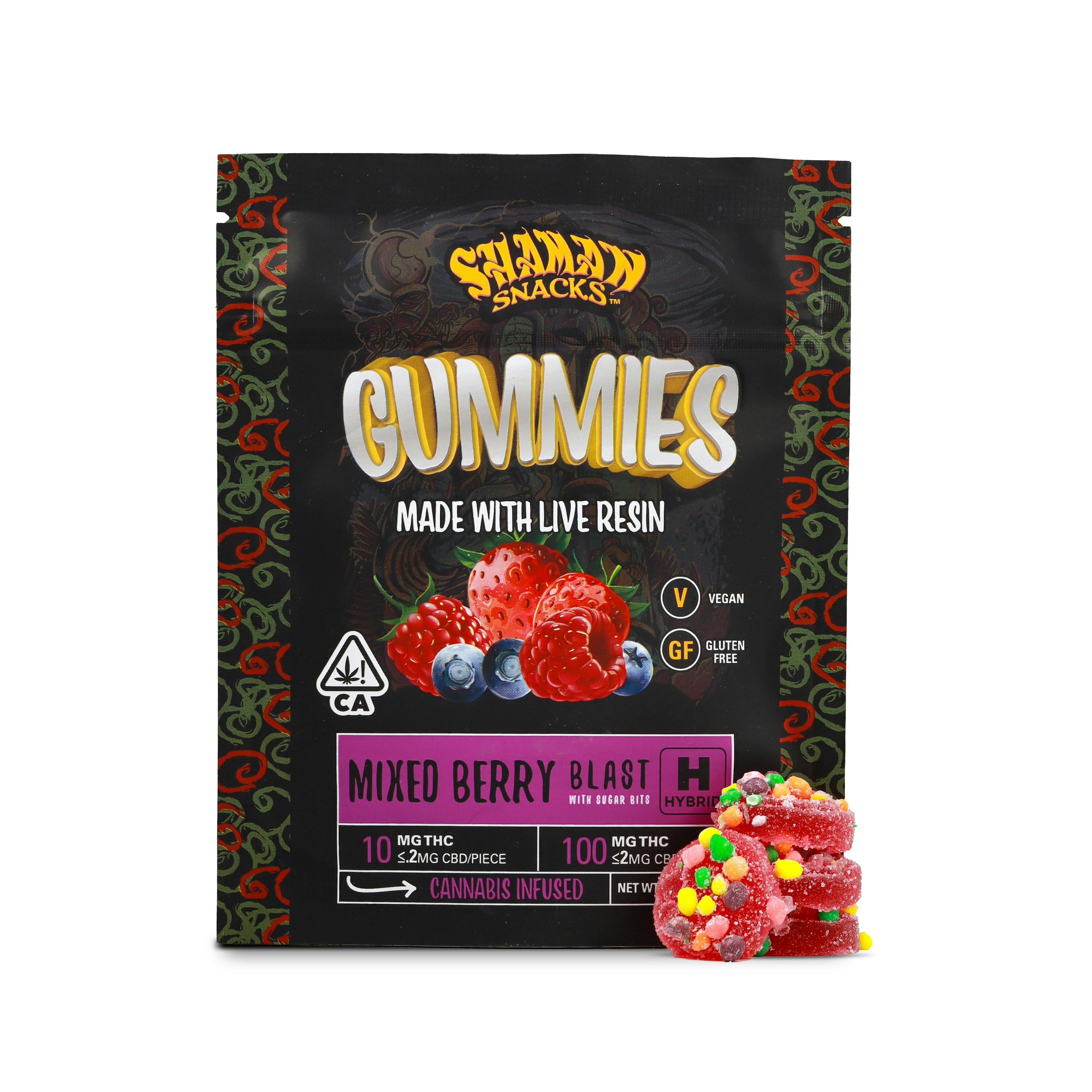 Shaman Snacks - Mixed Berry - 100mg