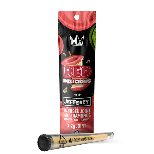 West Coast Cure - Red Delicious Diamond Infused Preroll (1.2g)