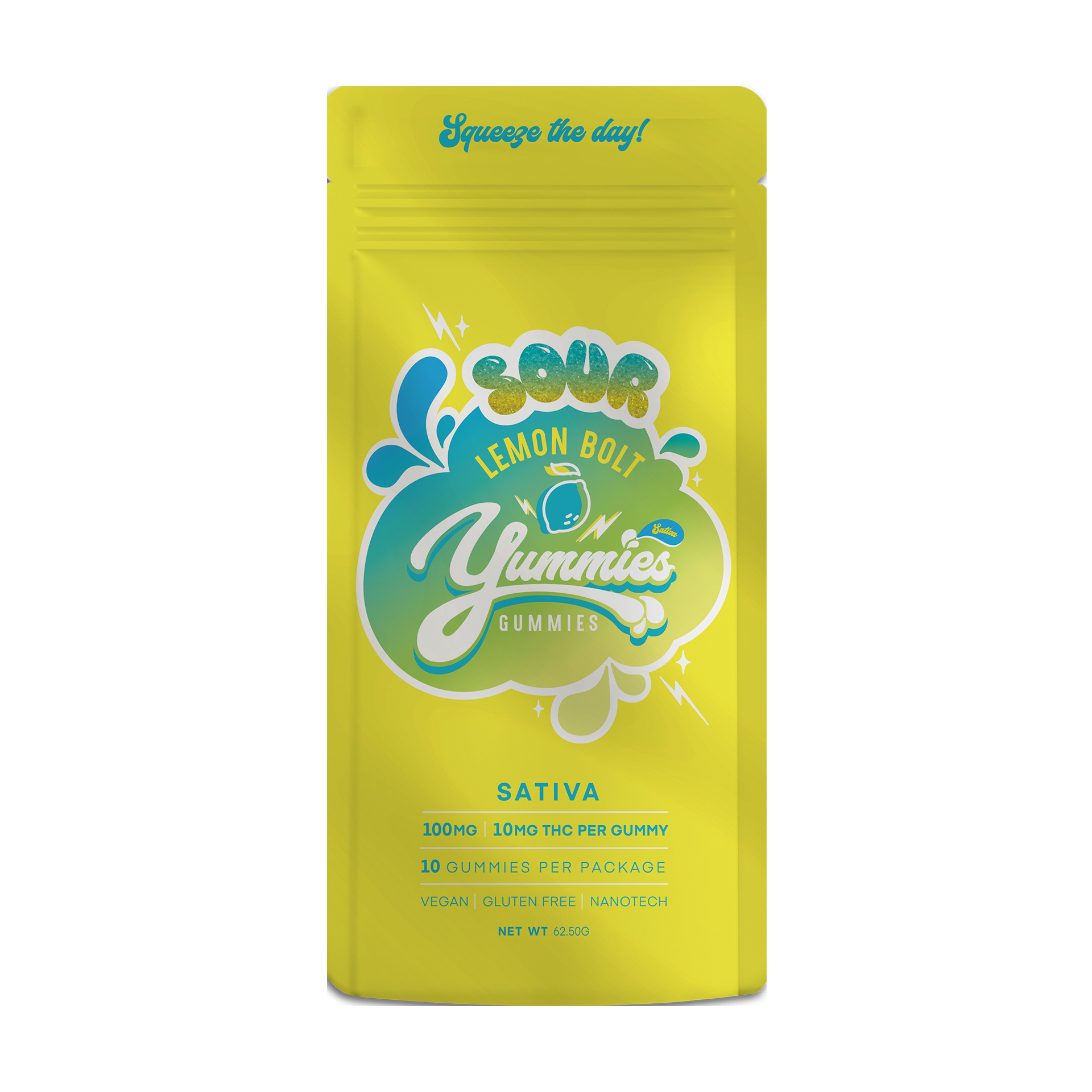 Gummies - Sour Lemon Bolt (S)