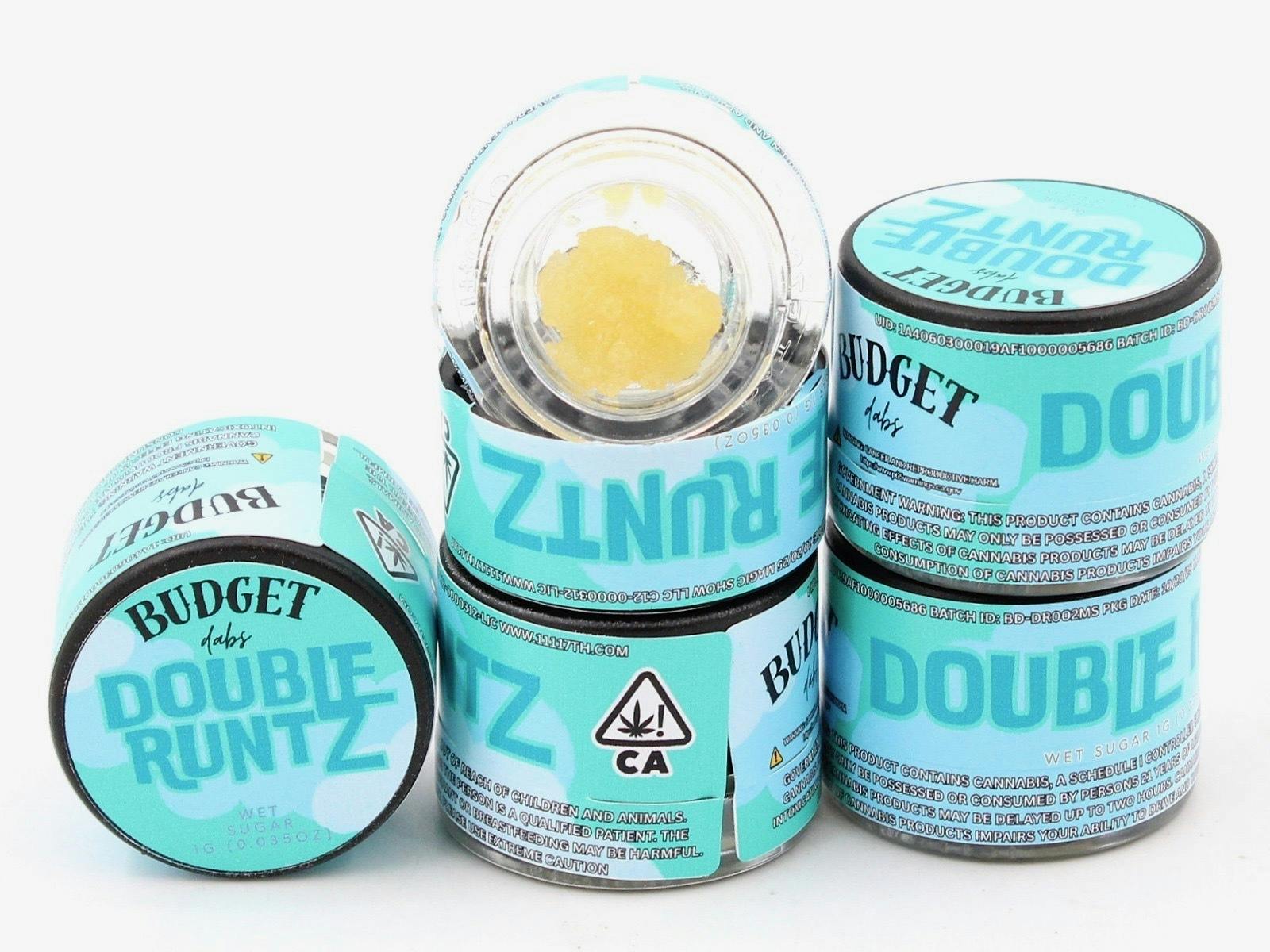 BUDGET DABS DOUBLE RUNTZ (I) 1G SUGAR