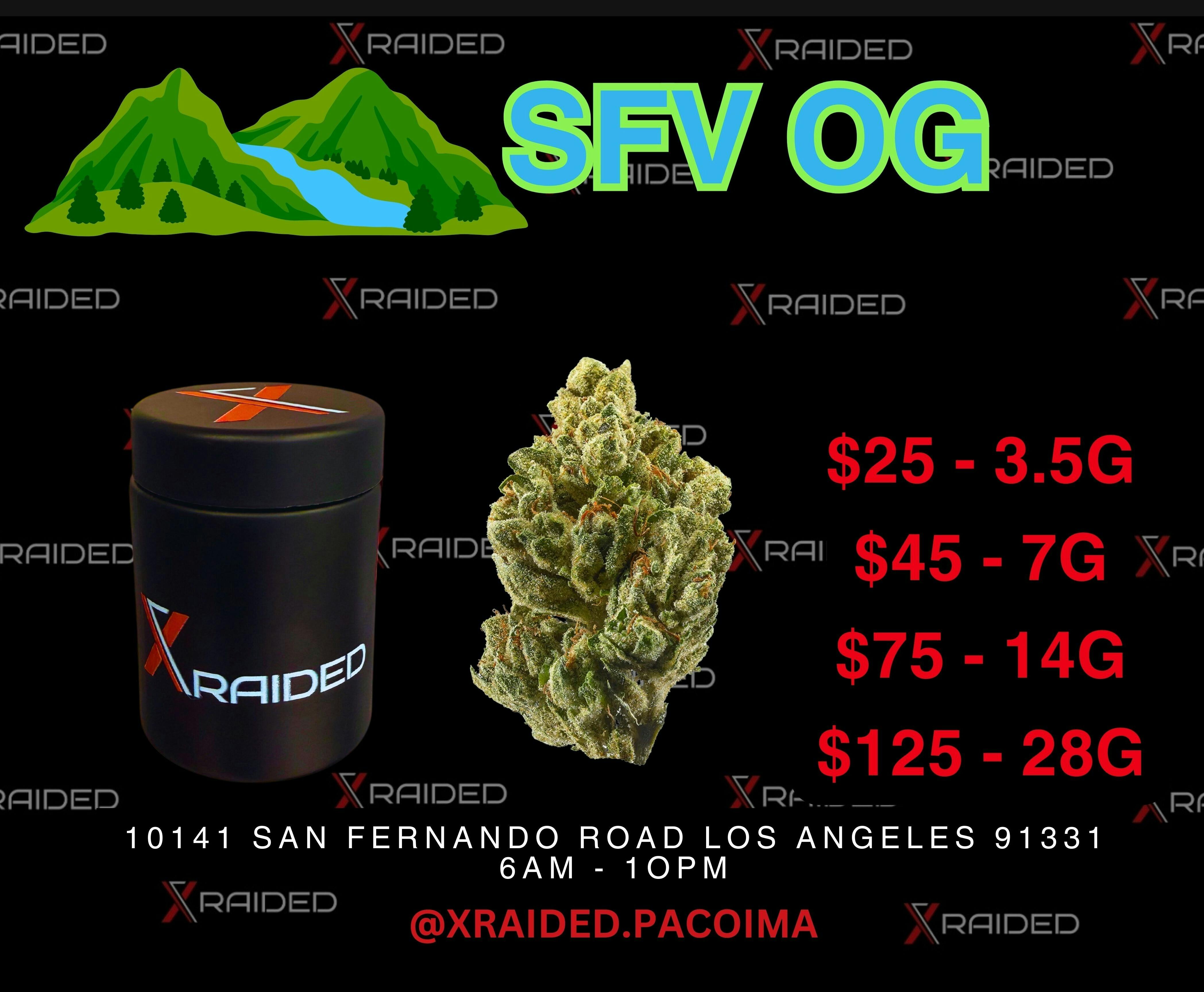 XRAIDED - SFV OG 3.5G