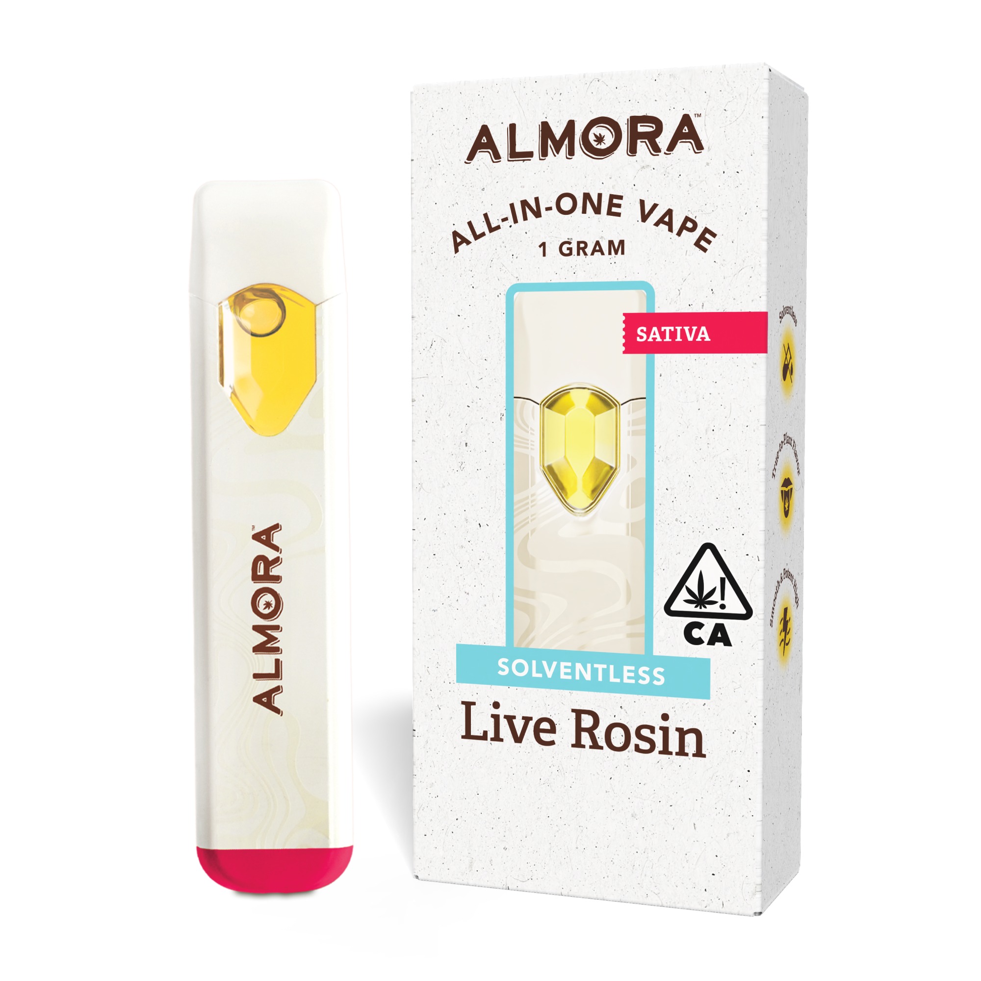 Almora Farm | Dispoable | Solventless Live Rosin | Jack Herer | 1g