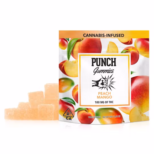 Punch | Gummies 100mg | Peach Mango