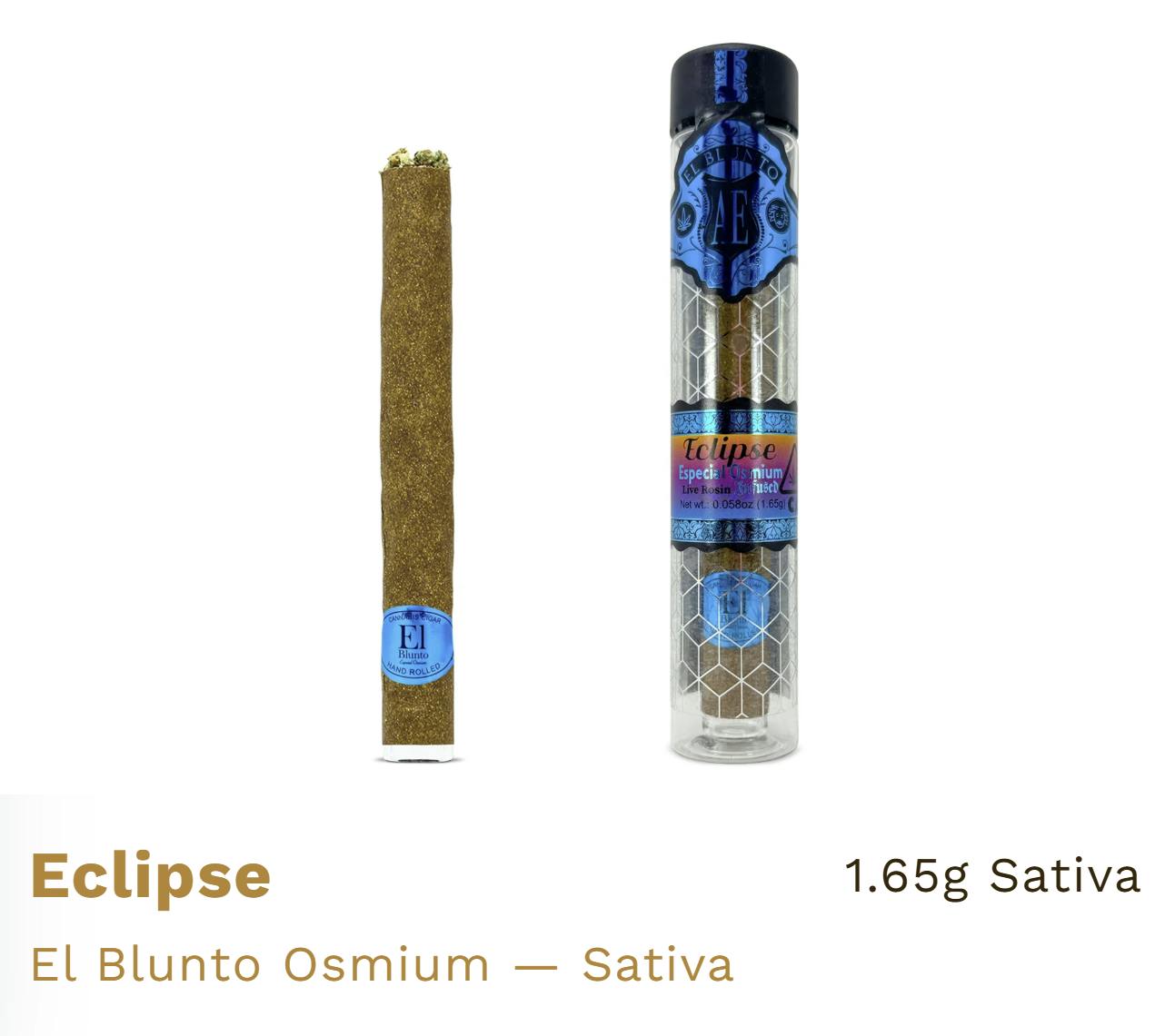 El Blunto ECLIPSE Especial Osmium Live Rosin Infused 1.65g