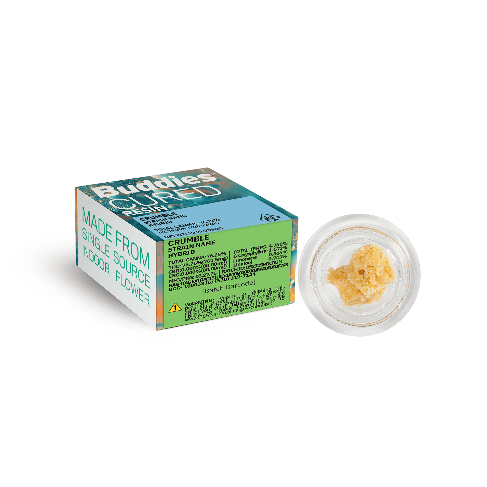 Cured Resin Crumble | 1g Dab | Zerealz (H)