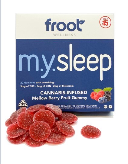 M.Y. SLEEP Gummies - 100mg THC, 40mg CBN