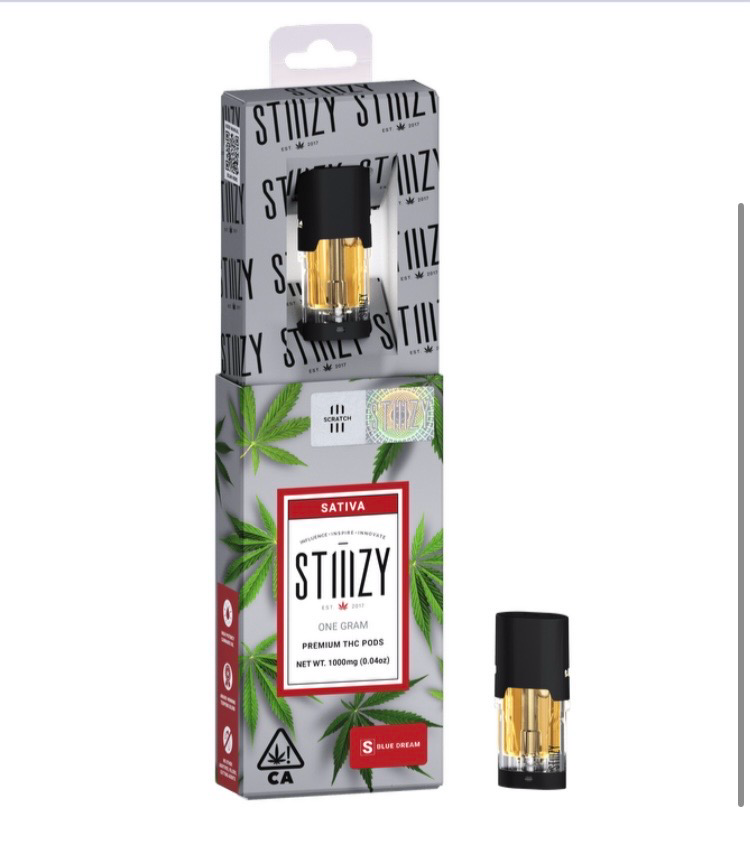 Vape Cartridge - BLUE DREAM 1G Original THC Pod - STIIIZY