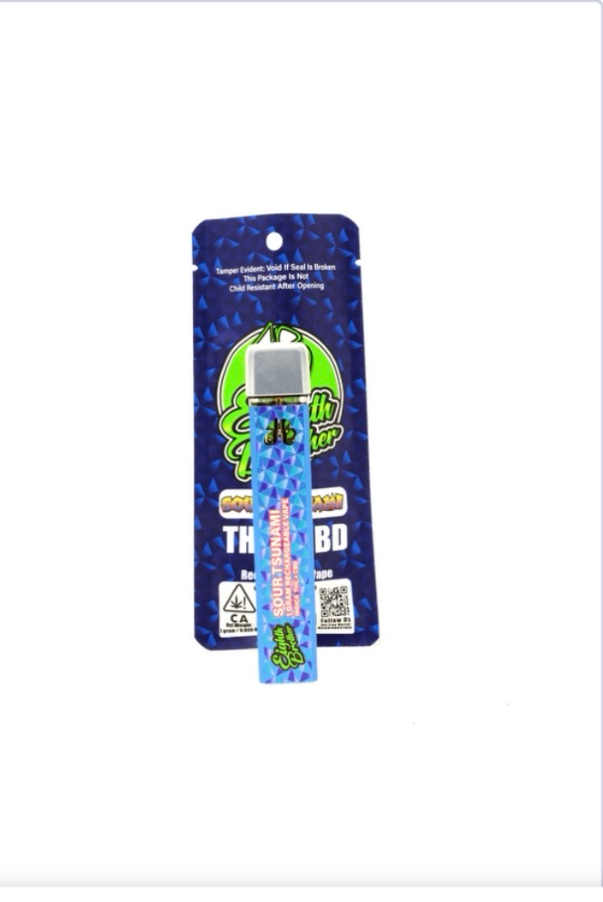 Eight Brother Sour Tsunami All-In-One Vape (1G) Thc+cbd (indica)
