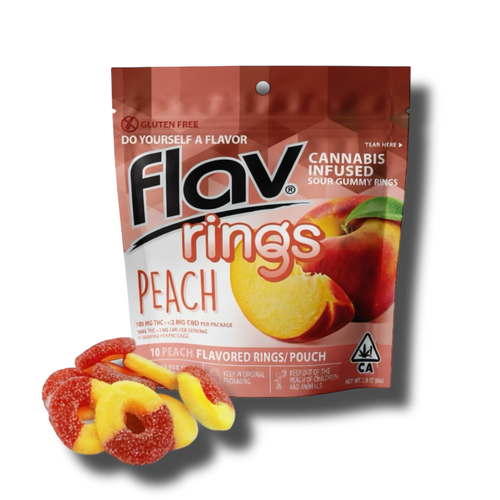 FLAV Peach Rings - 1000mg